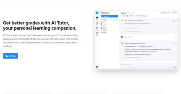 Tutor Ocean (Your Free Homework AI)