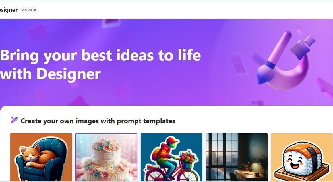 Microsoft Designer (AI Image Generator)