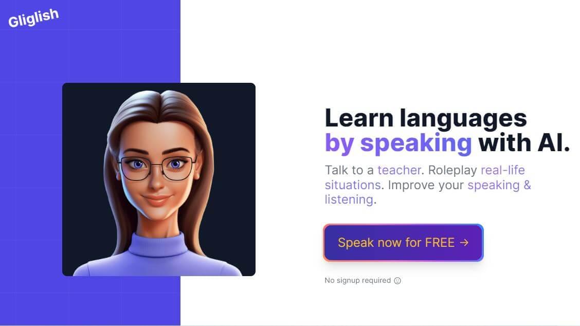 Gliglish (English Speaking Practice With AI For Free)