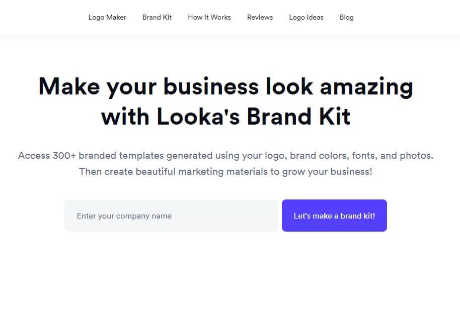 Looka (Create Brand Kit For Your Business)