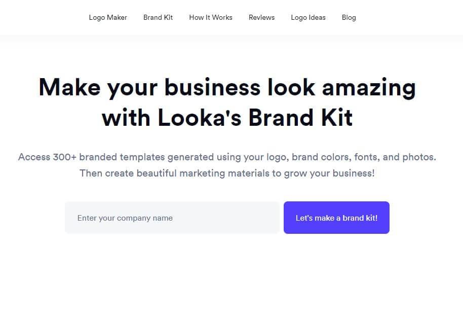 Looka (Create Brand Kit For Your Business)