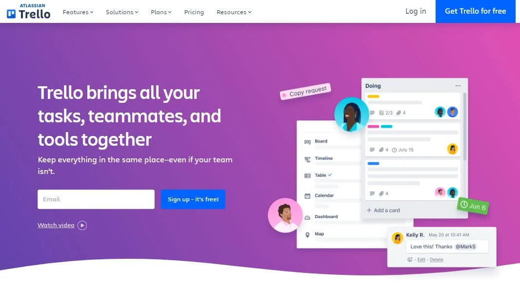 trello a productivity and management tool