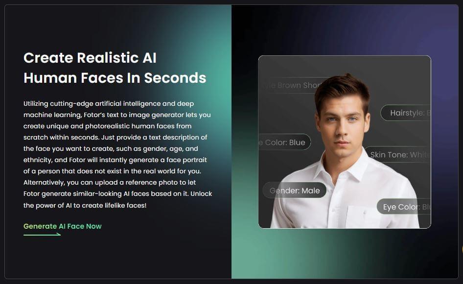 Fotor AI (Free AI Face Generator & AI Art Generator Tool)