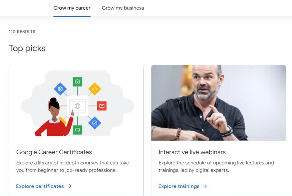 Google Digital Garage (Google Free Courses Online)
