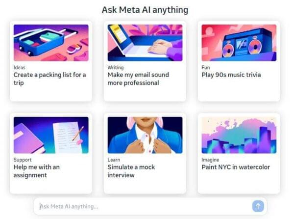 Meta AI (Free Meta Ai Images or Ask Meta Ai Chatbot Anything)